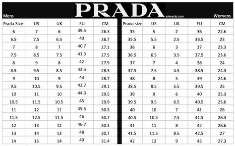 prada heels size chart|Prada size conversion chart.